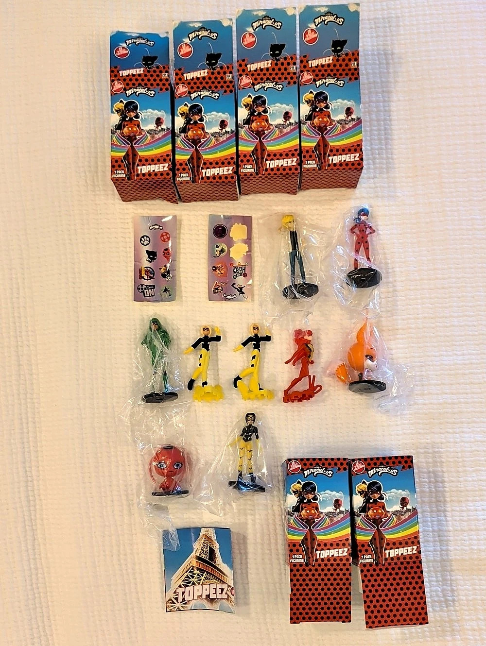 Miraculous Ladybug Toppeez mini figures Lot